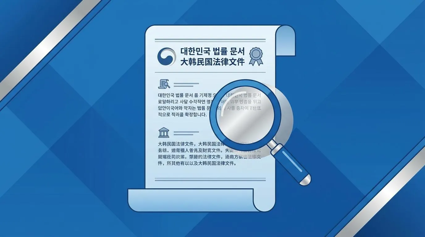 대한민국법률문서