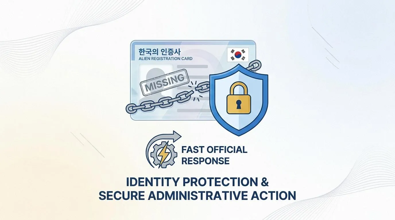 외국인등록증분실재발급